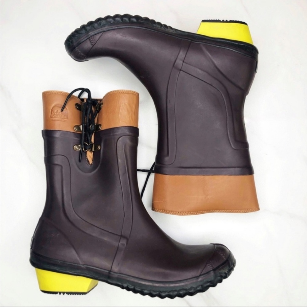 ✔️ SALE Sorel Conquest Chelsey rainboot sz 9.5